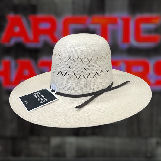 Rodeo King King Aztec Straw Hat Open Crown