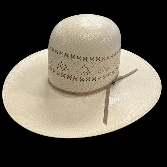 Resistol 20X Black Ridge 4 1/4" Brim Straw Hat Open Crown