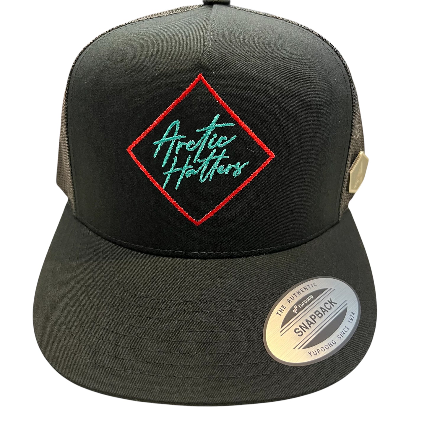 Arctic Hatters Neon Diamond BLK Trucker Hat