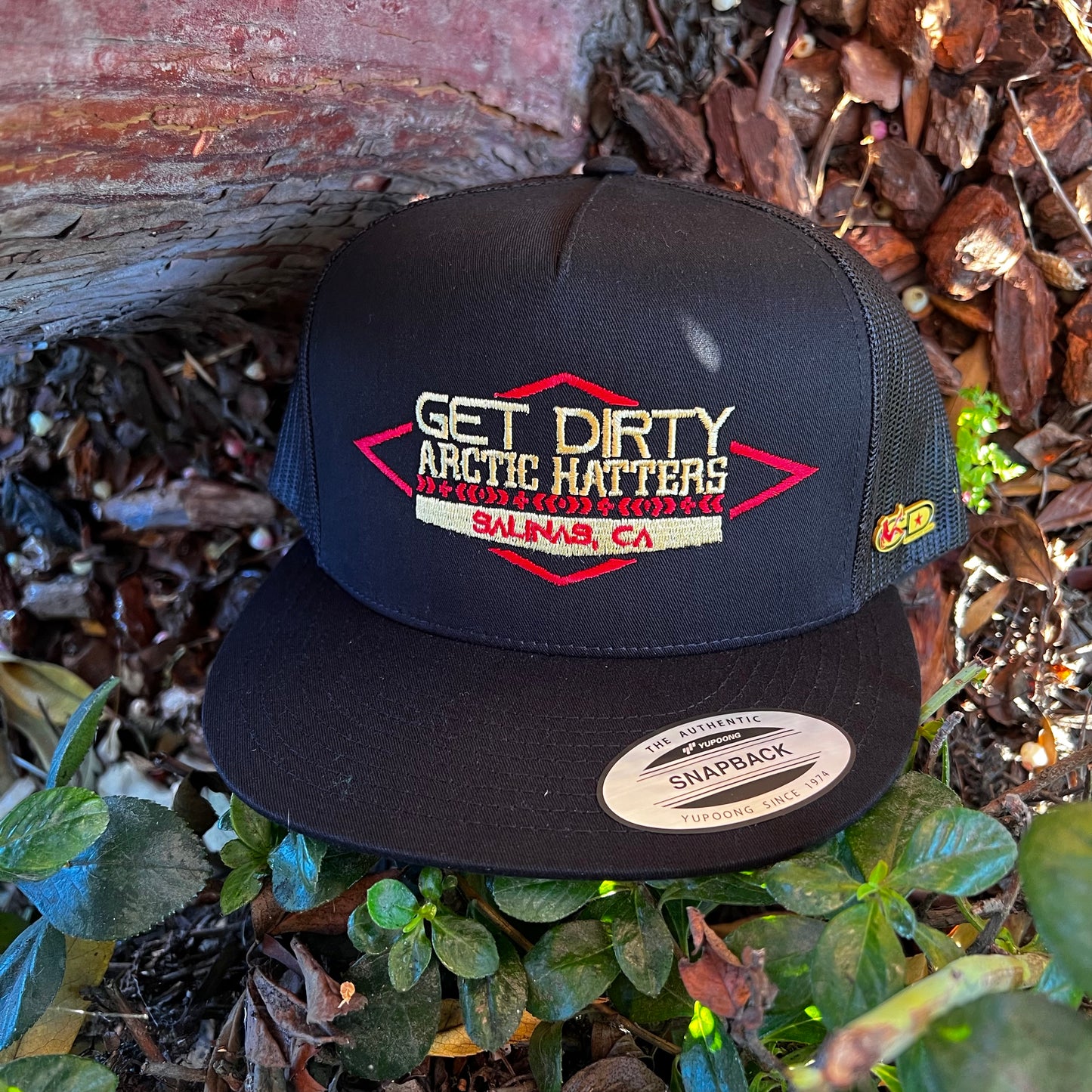 Gorra Trucker GDM X AH RD/GD Negro/Negro