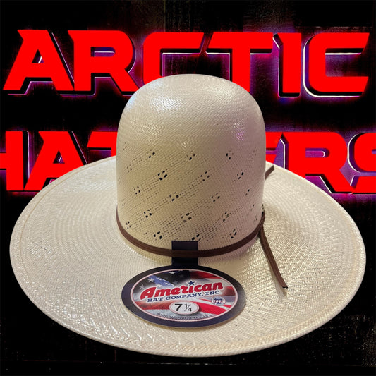 American Hat 8120 Straw 6" Open Crown