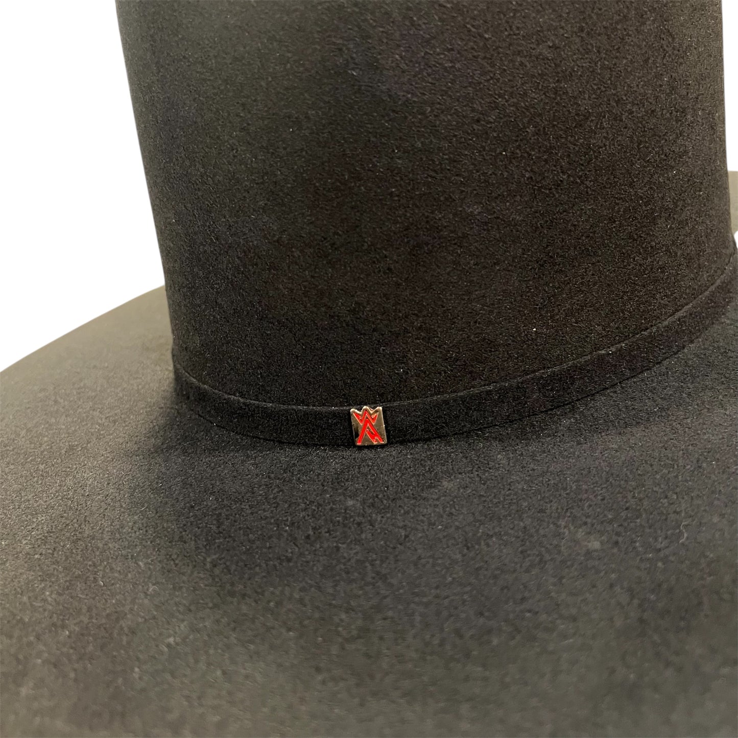 Arctic Hatters Wool 7" Tall Crown Black Felt