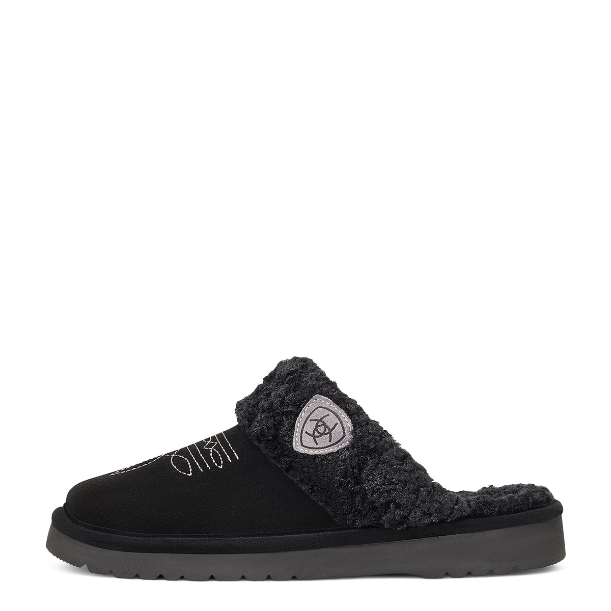 Women’s Jackie Square Toe Slippers Black