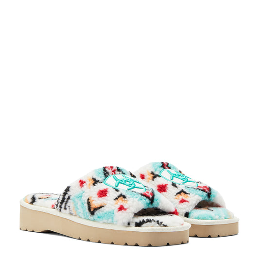 Ariat Women’s Cozy Chic Square Toe Slipper Fuzzy Southwest Print