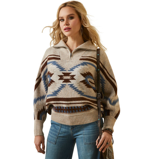 Ariat Chimayo Pullover Sweater Peyote Chimayo JCD