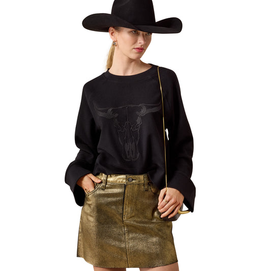 Women’s Steer Statement Sweatshirt Black 10080672
