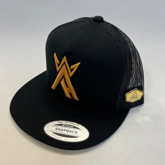 Gold King Arctic Blk/Blk Trucker Hat