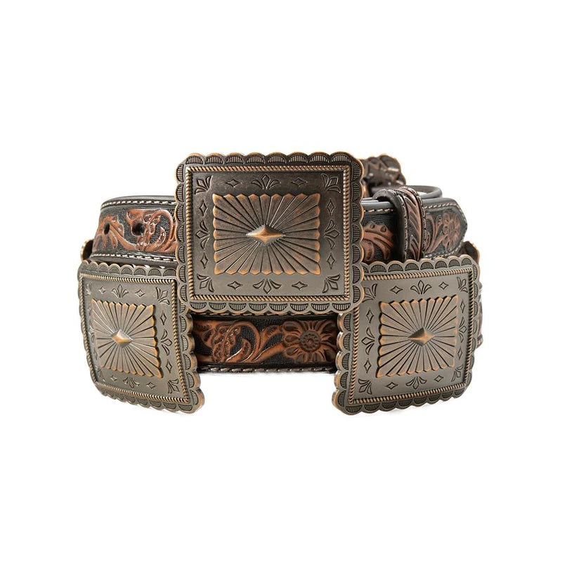 Women Scalloped Conch Belt A1567902