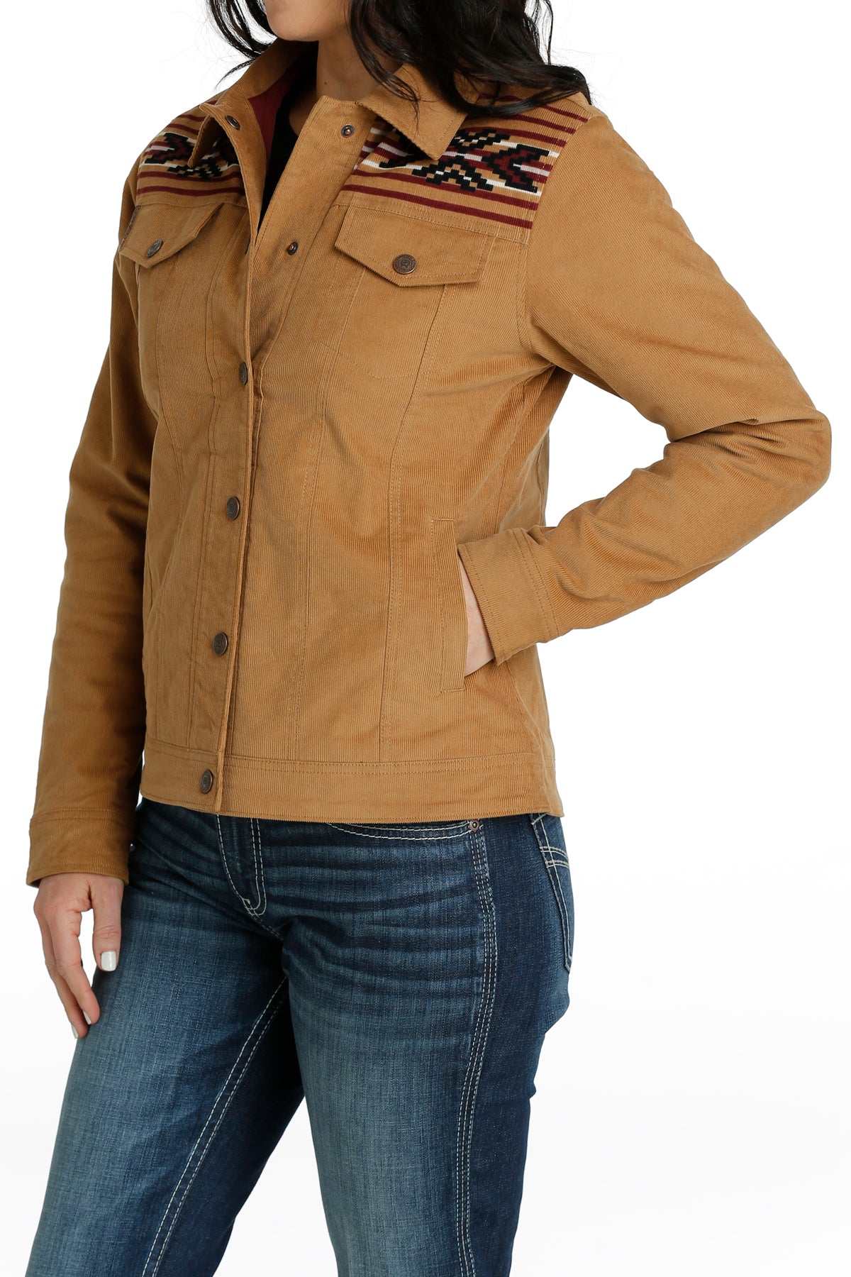 Corduroy Jacket in Tan