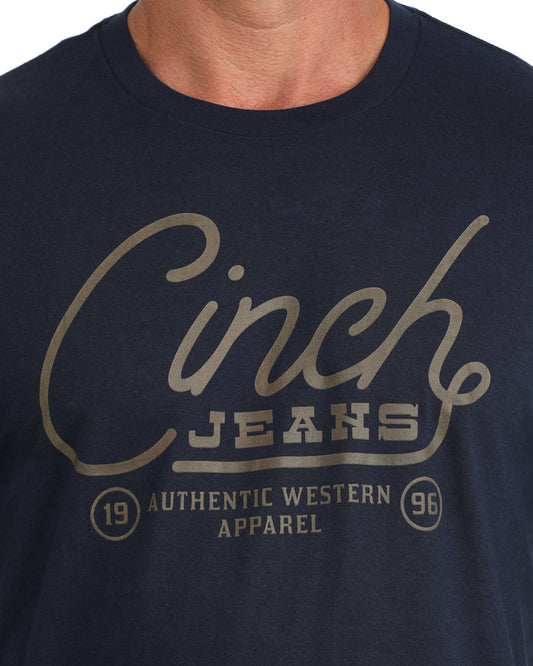Mens Short Sleeve T-Shirt Navy MTT1690745