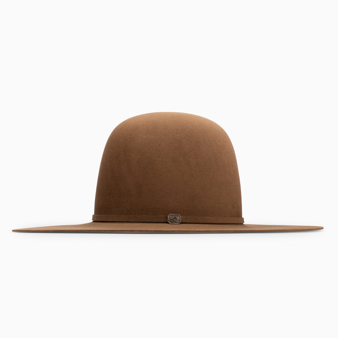Resistol Chute Boss 10X Dunn Felt Hat 4 1/4" Brim 6" Open Crown