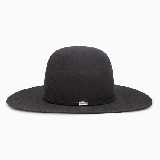 Resistol Five Star Black Felt 6" Open Crown Felt Hat
