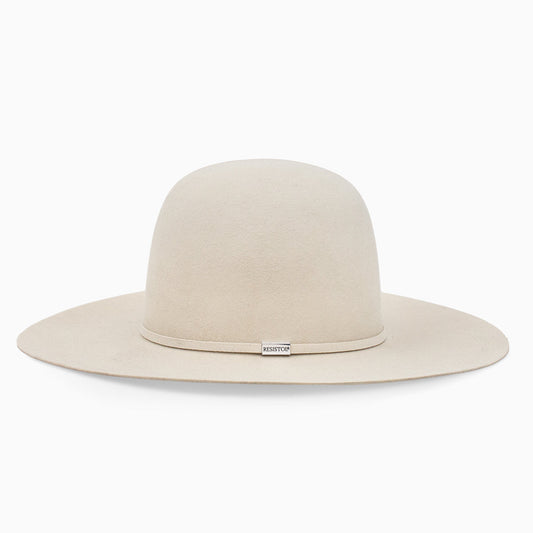 Resistol Five Star Silverbelly Felt 6" Open Crown Felt Hat