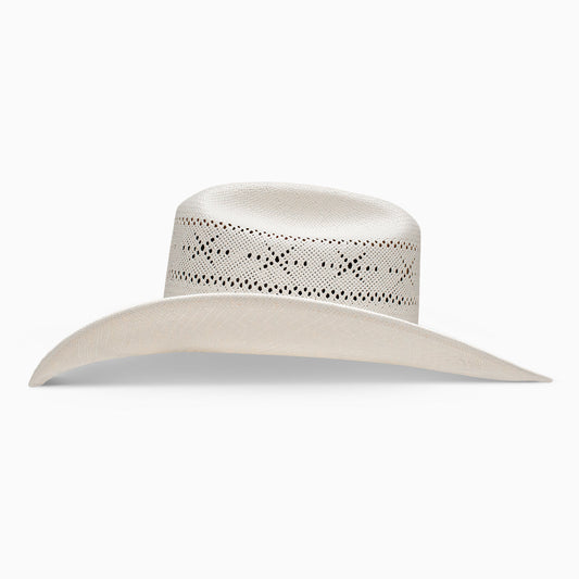 20x Hooey by Resistol Barbed Wire 4 1/4" Brim Straw Hat Creased Crown