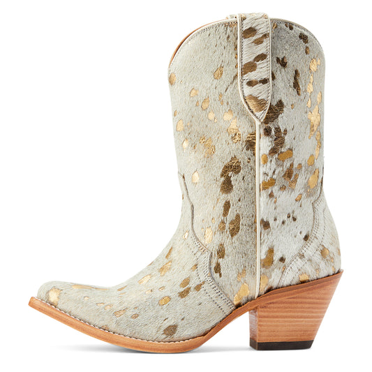 Ariat Bandida Western Boot Metallic Hair On