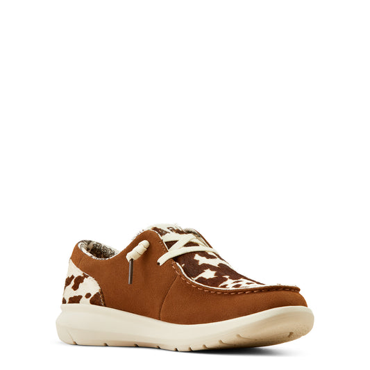 Women's Hilo Ginger Suede/ Cow Print