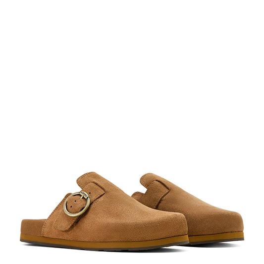 Women's Country Mule Caramel Suede