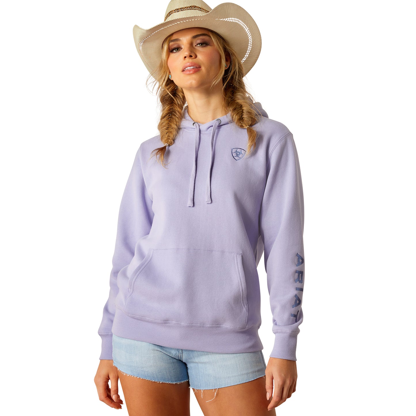 Women's Ariat Logo 2.0 Hoodie SWEET LAVENDER