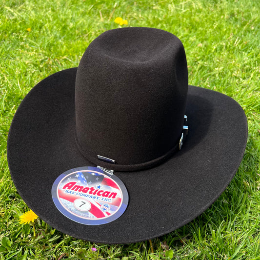 American Hat 10X Blackcherry Felt Hat 7" Tall Crown