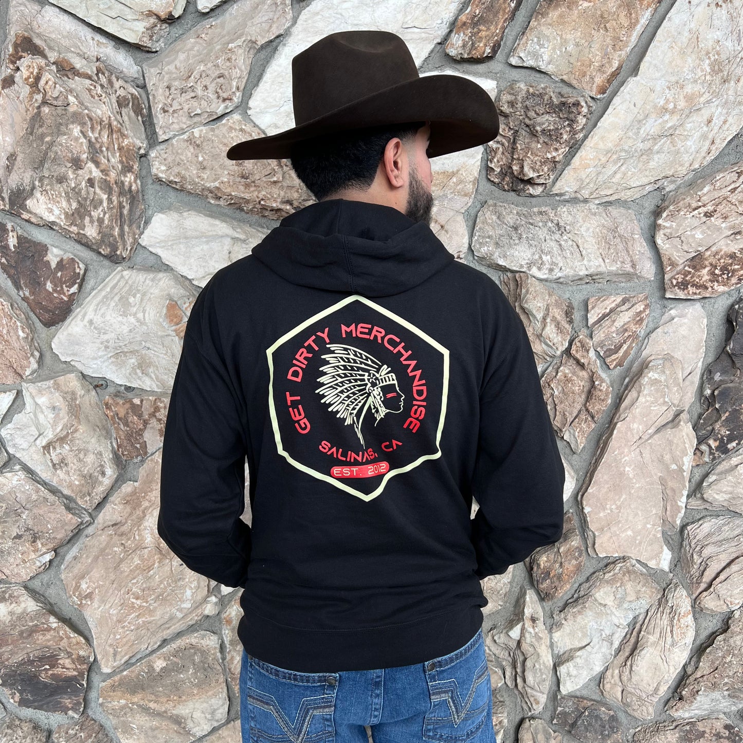 Get Dirty Merchandise X Arctic Hatters Hoodie Limited Edition Red