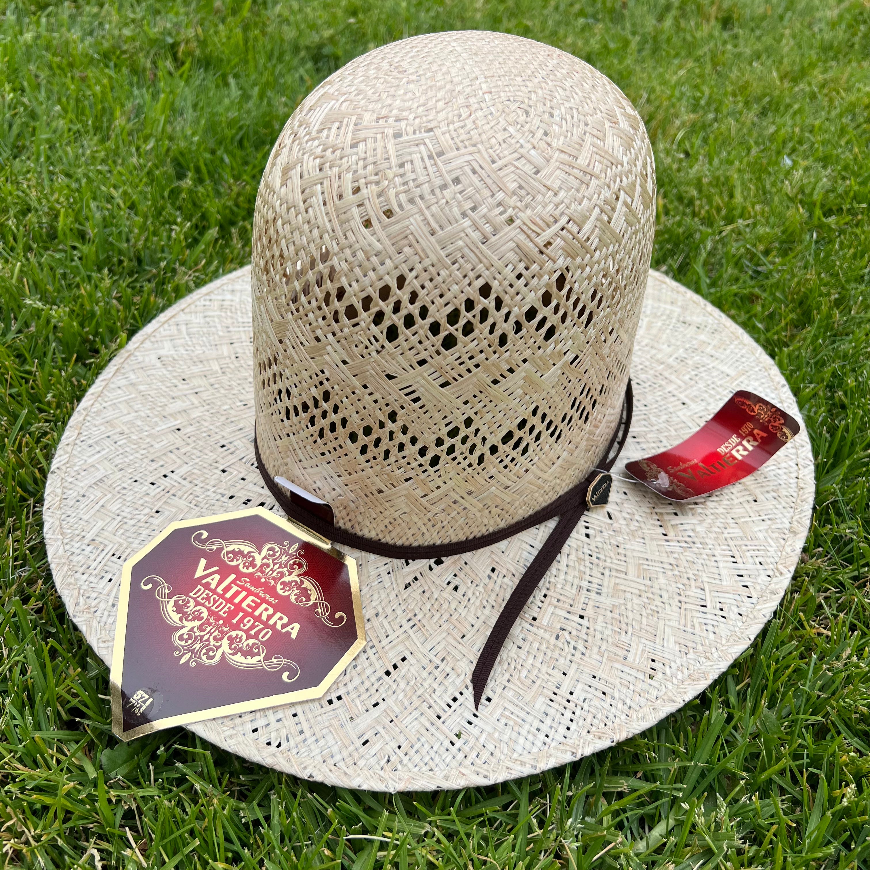 Valtierra Tall Crown Straw Sisal elprimo