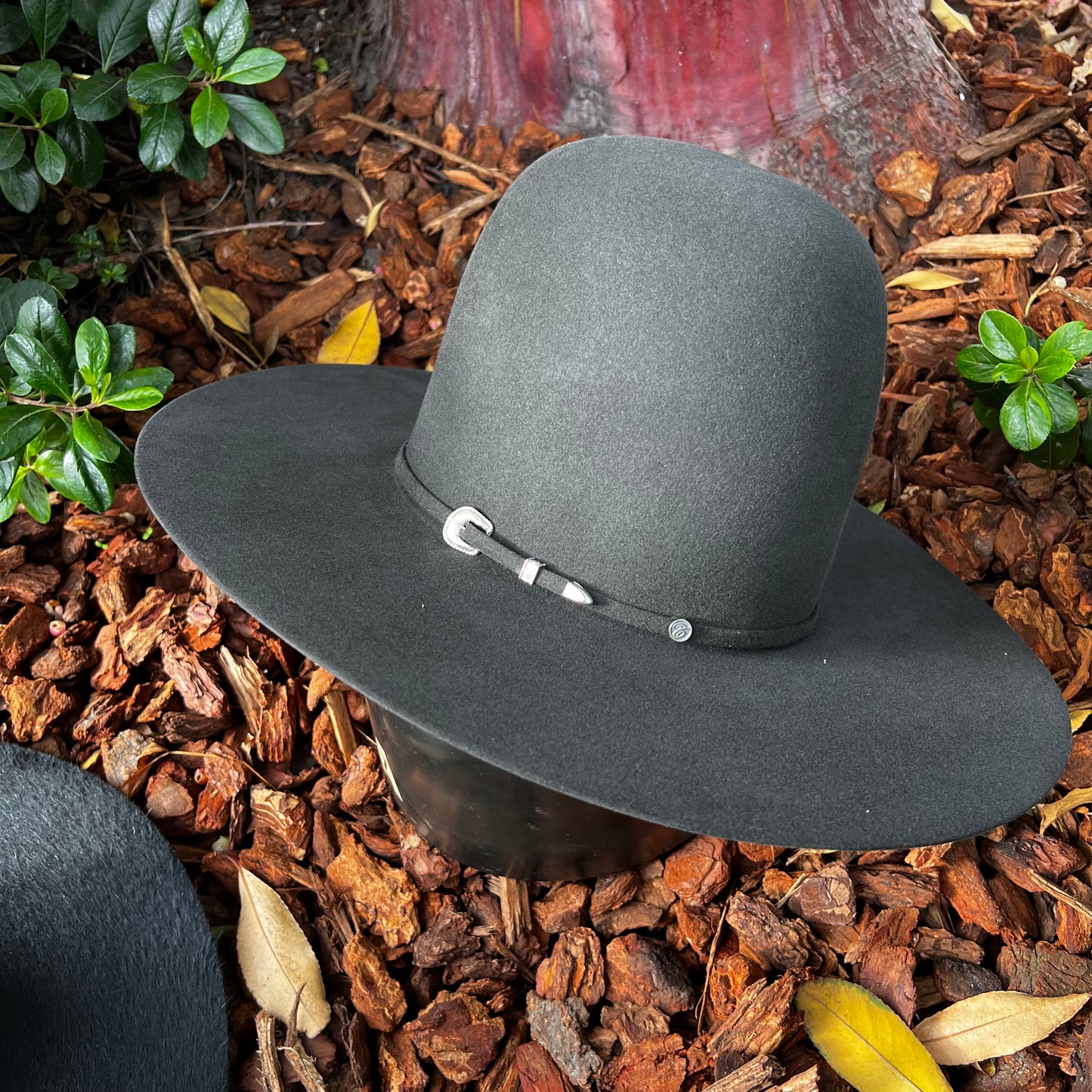 Tacchino 10X Tall Crown Charcoal Felt