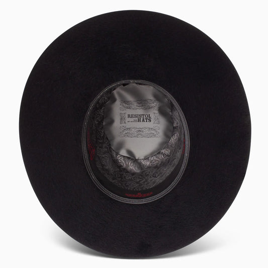 Resistol Kodiak 8X Black Grizzly Felt Hat 6" Open Crown