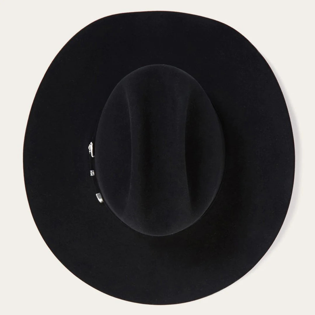 Stetson Shasta 10X Black Felt 4 1/4"