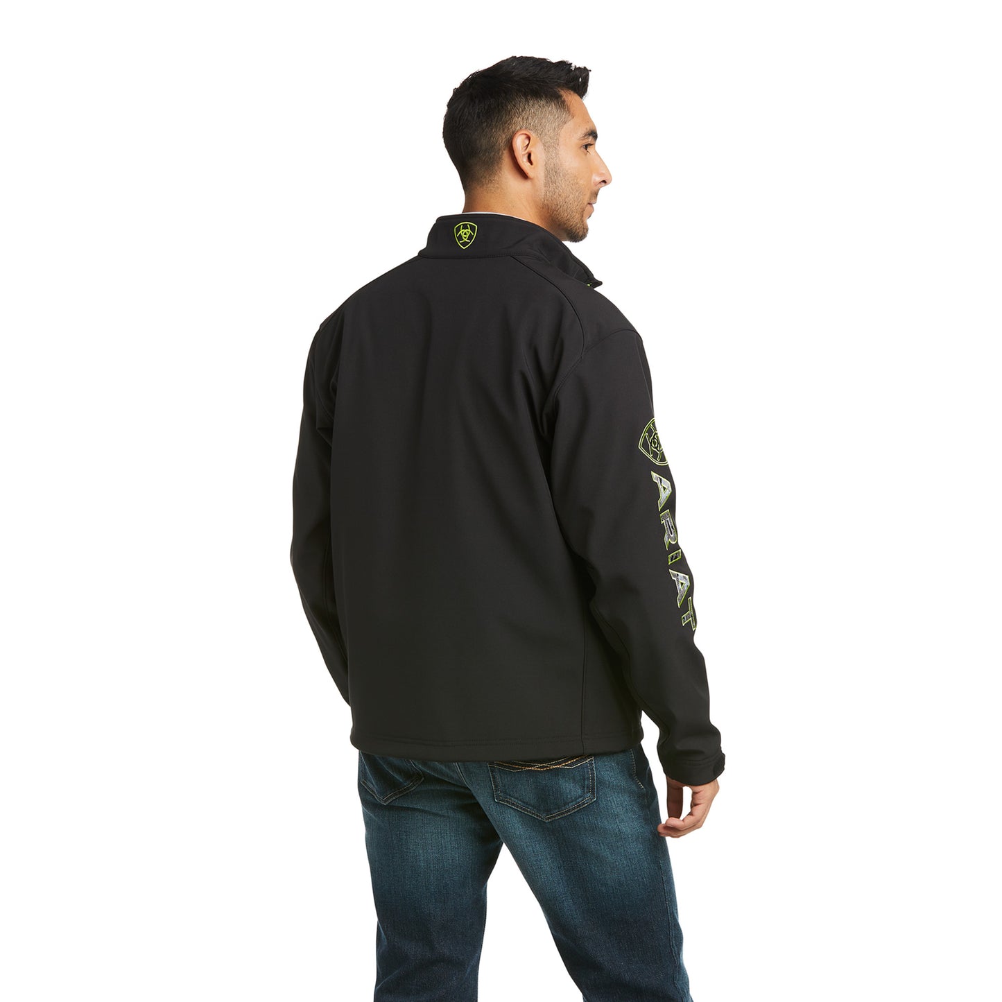 Ariat Logo 2.0 Softshell Jacket BLACK/ GREY CAMO