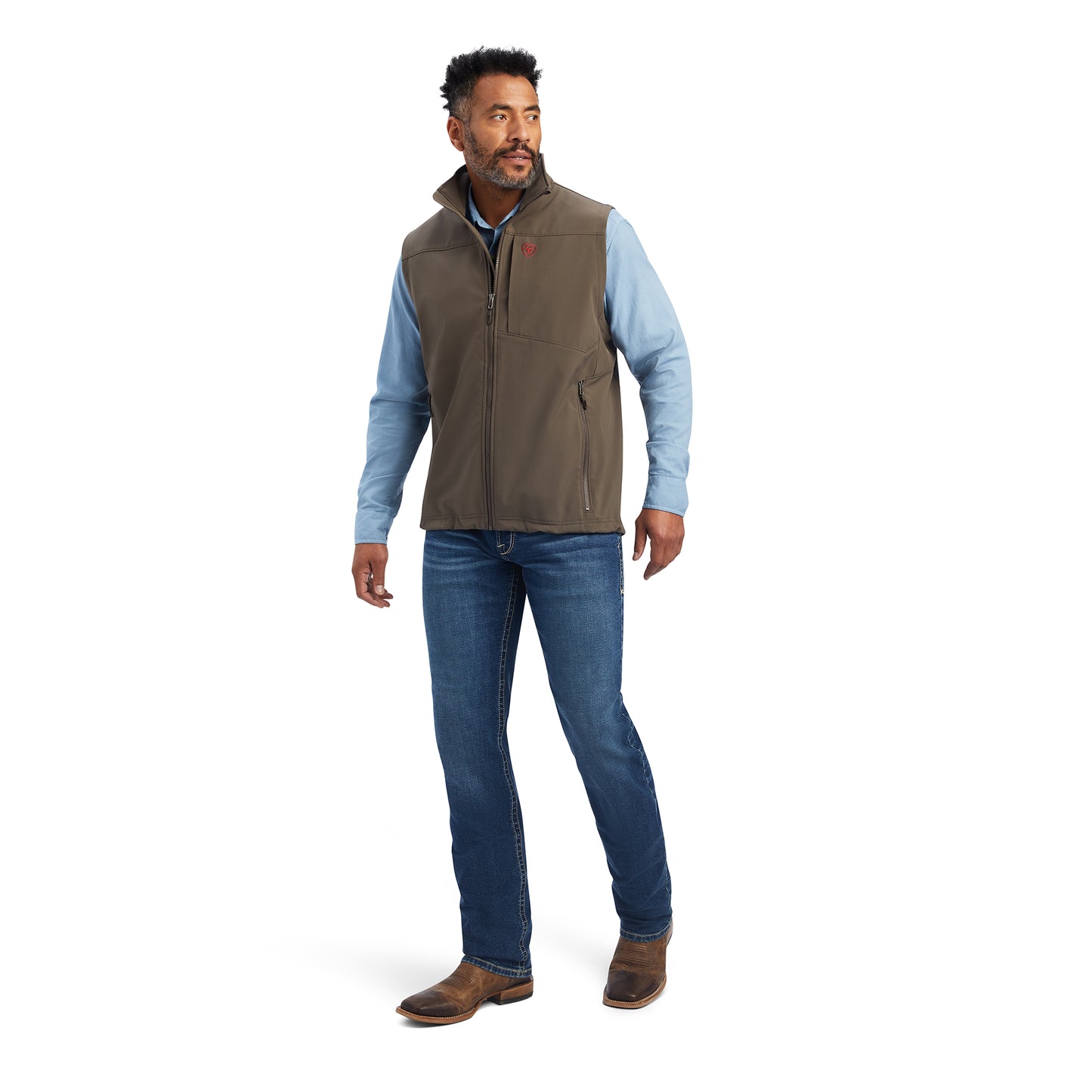 Ariat Logo 2.0 Softshell Vest BANYAN BARK