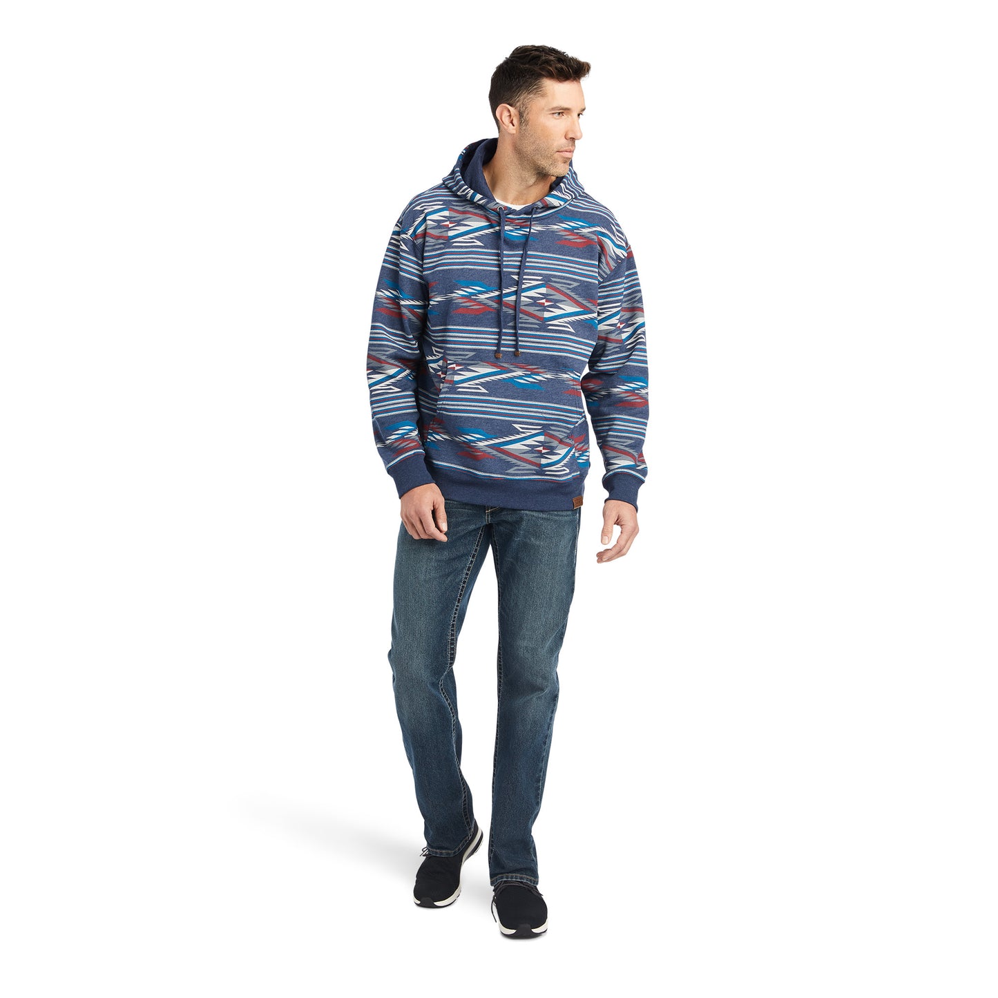 Ariat Hombre Sudadera con capucha Chimayo con estampado integral MULTIPRINT