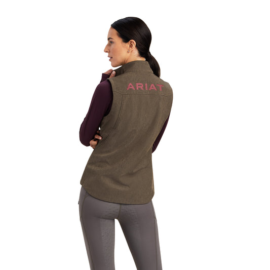 Ariat New Team Softshell Vest BANYAN BARK HEATHER