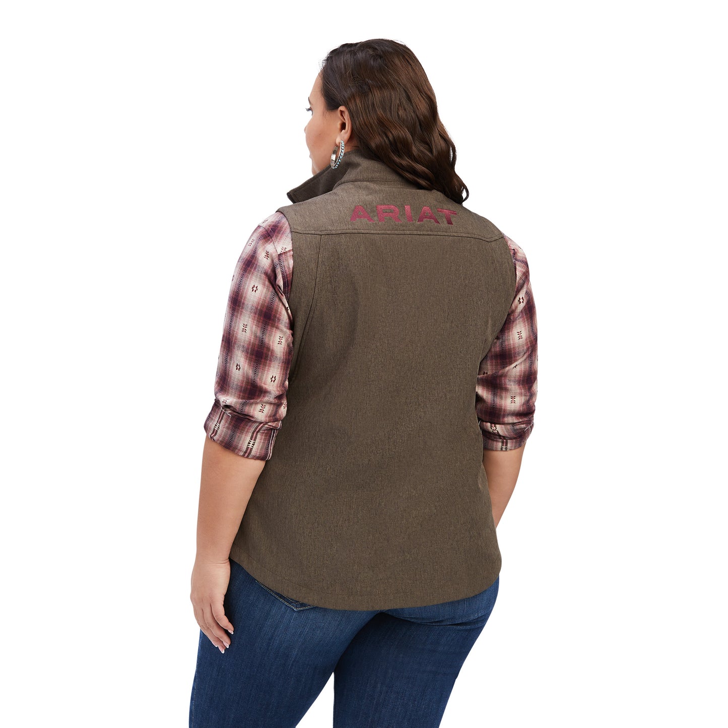 Ariat New Team Softshell Vest BANYAN BARK HEATHER