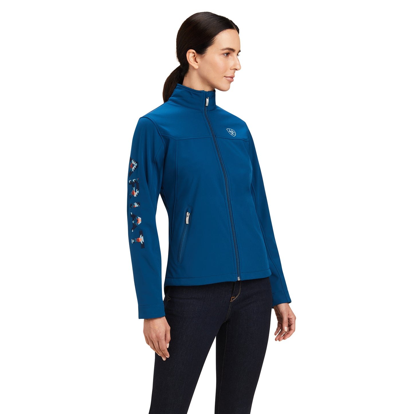 Ariat New Team Softshell Jacket HYDRA/NIGHT SKY BLANKET