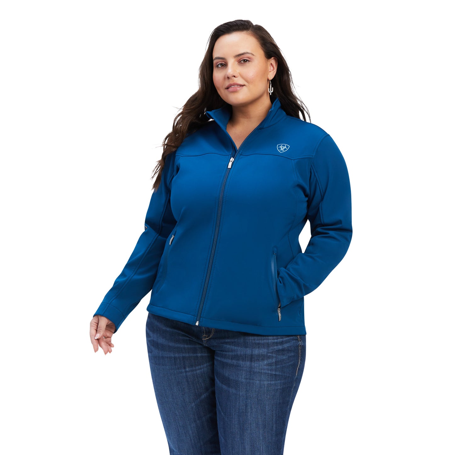 Ariat New Team Softshell Jacket HYDRA/NIGHT SKY BLANKET