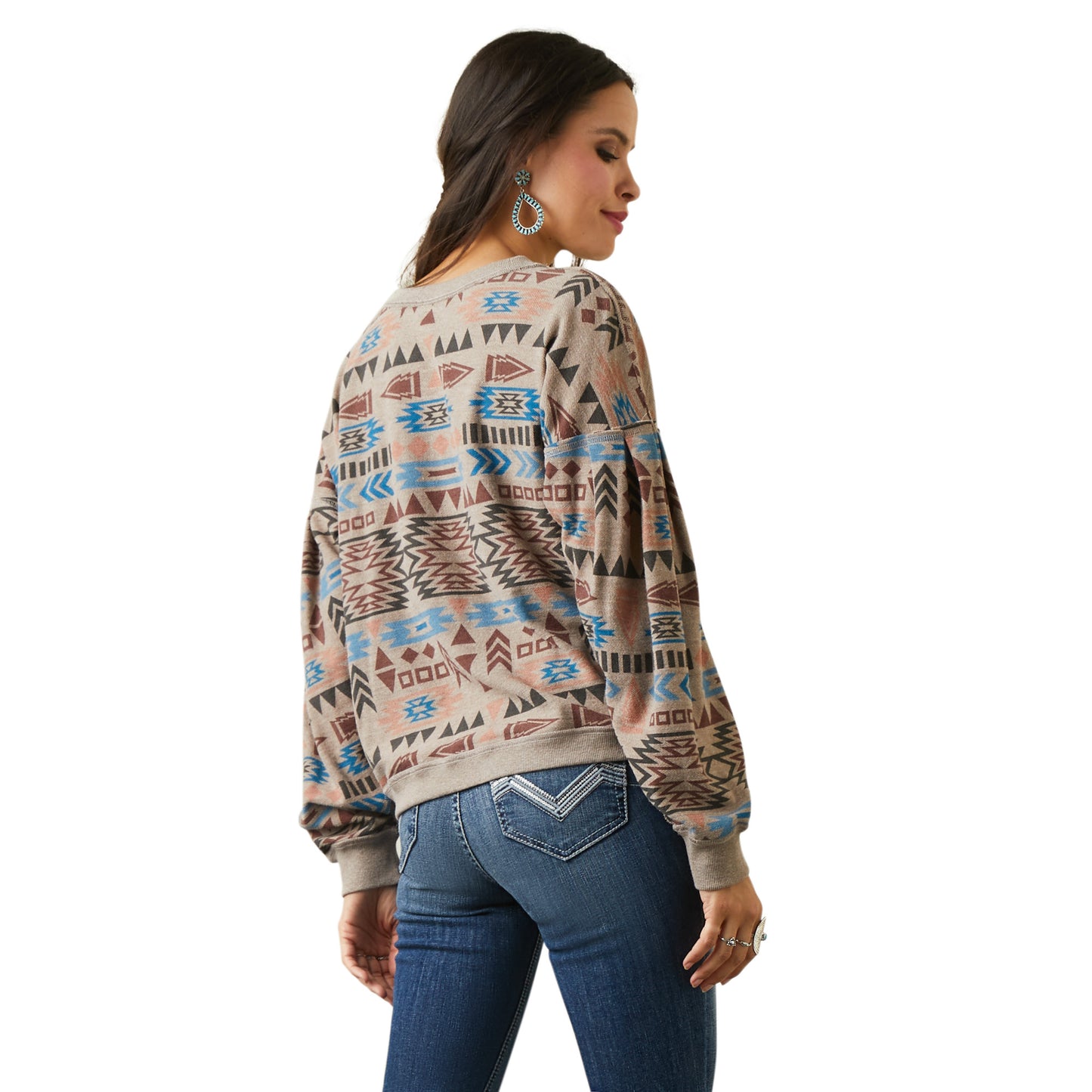 Rainbow Vista Sweatshirt Brazil Nut Heather