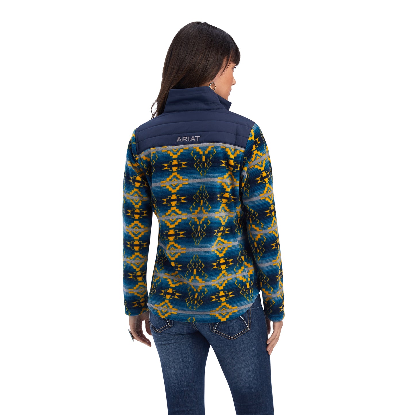 Prescott Fleece Jacket NAVY SONORAN PRINT