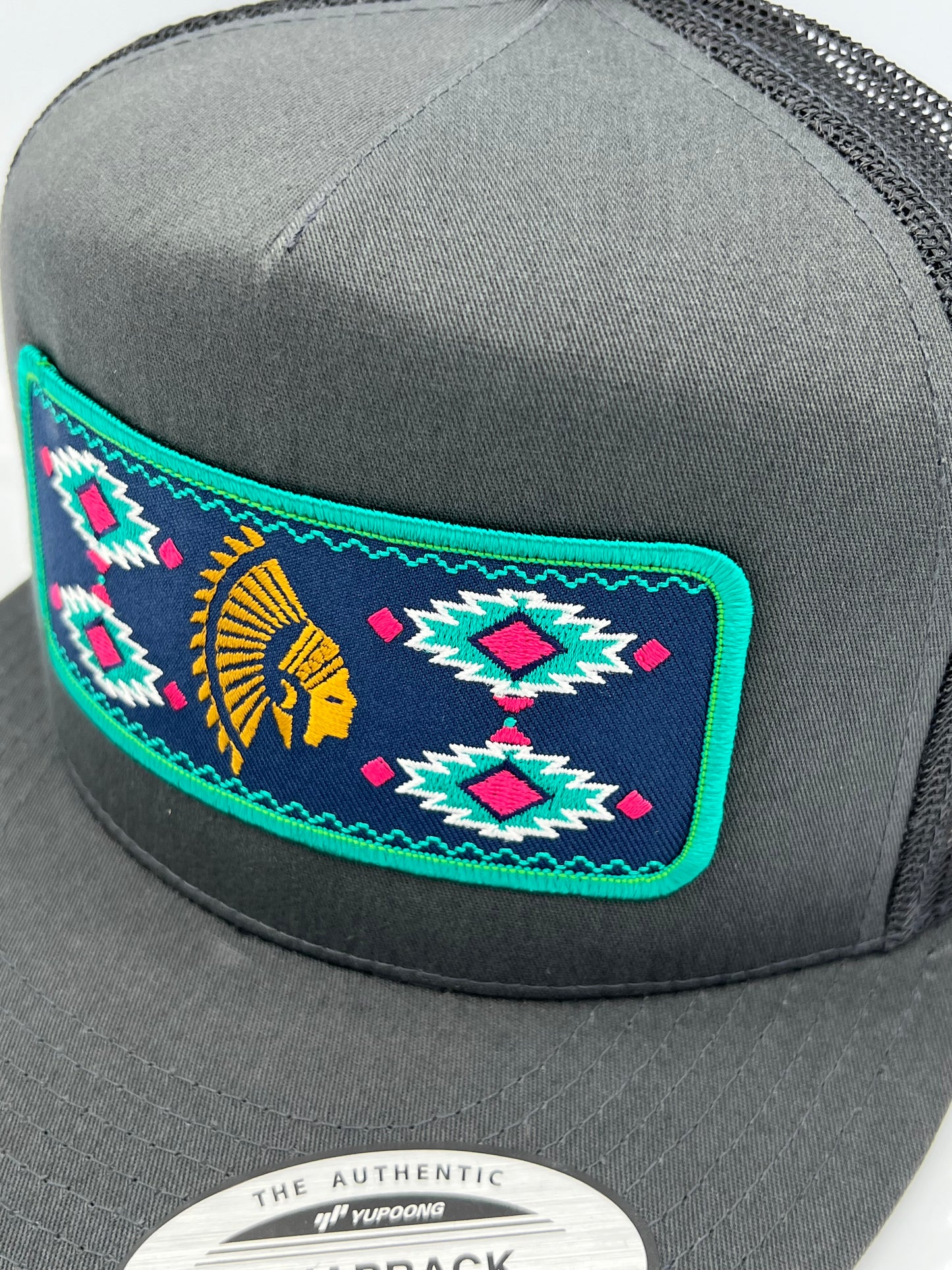 Gorra trucker azul Aztlan Chr/Chr de Get Dirty Merchandise