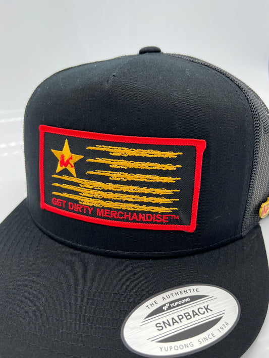 Get Dirty Merchandise BLK W&F Blk/Blk Trucker Hat