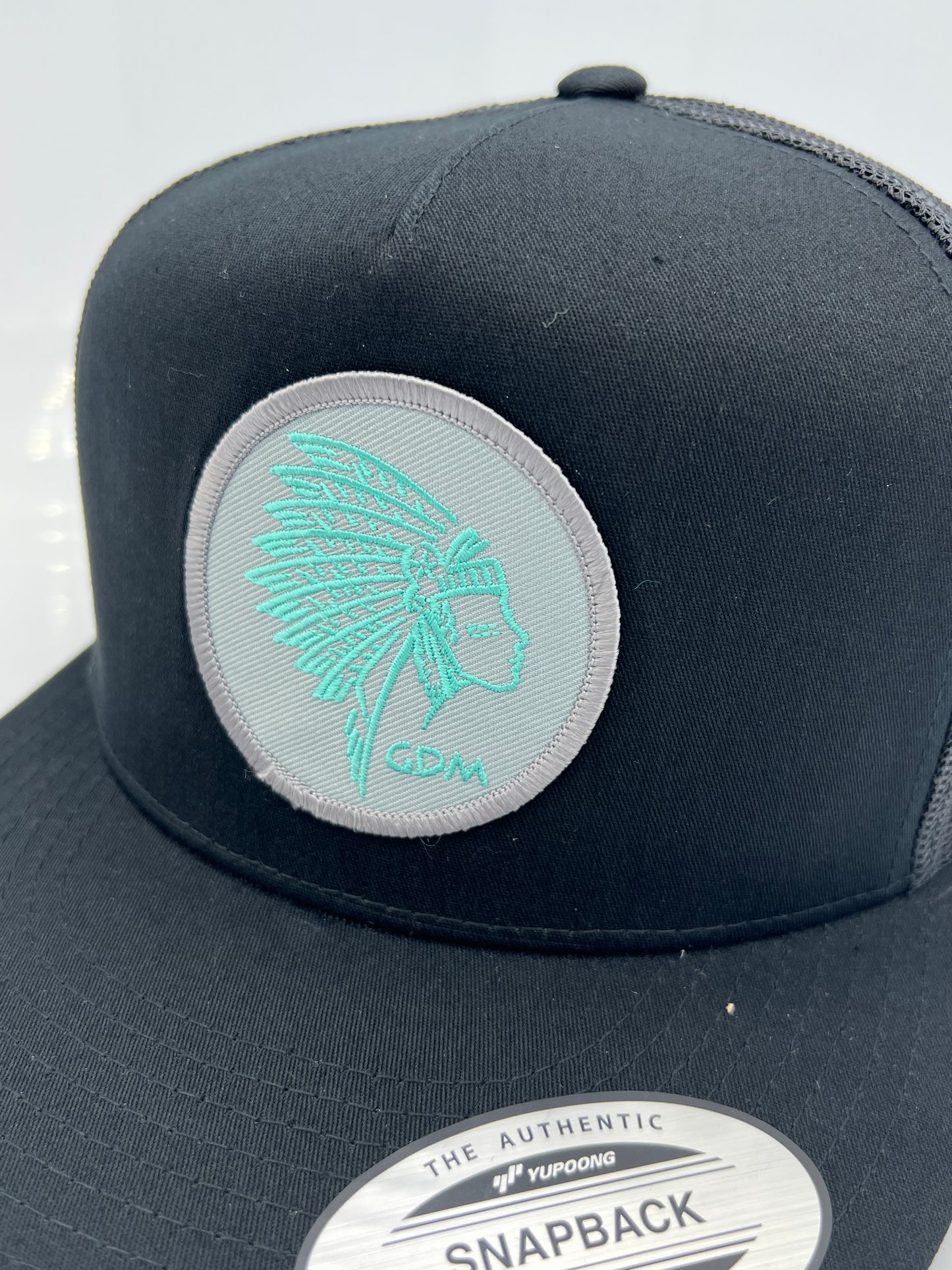 Gorra trucker gris Marty Blk/Blk de Get Dirty Merchandise