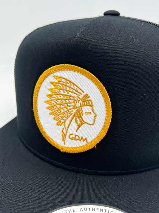 Get Dirty Merchandise White Marty Blk/Blk Trucker Hat