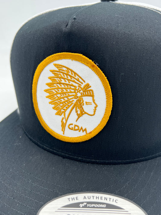 Get Dirty Merchandise White Marty Blk/Wht Trucker Hat