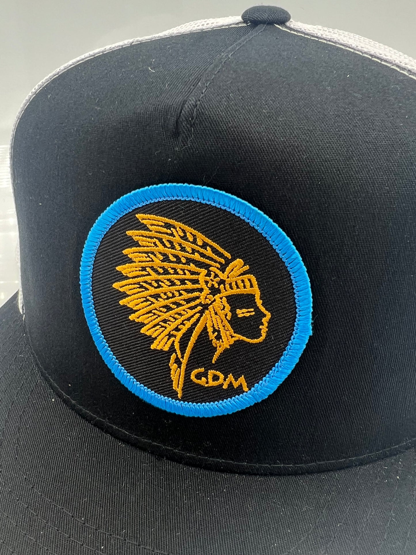 Get Dirty Merchandise Gold Marty Blk/Wht Trucker Hat