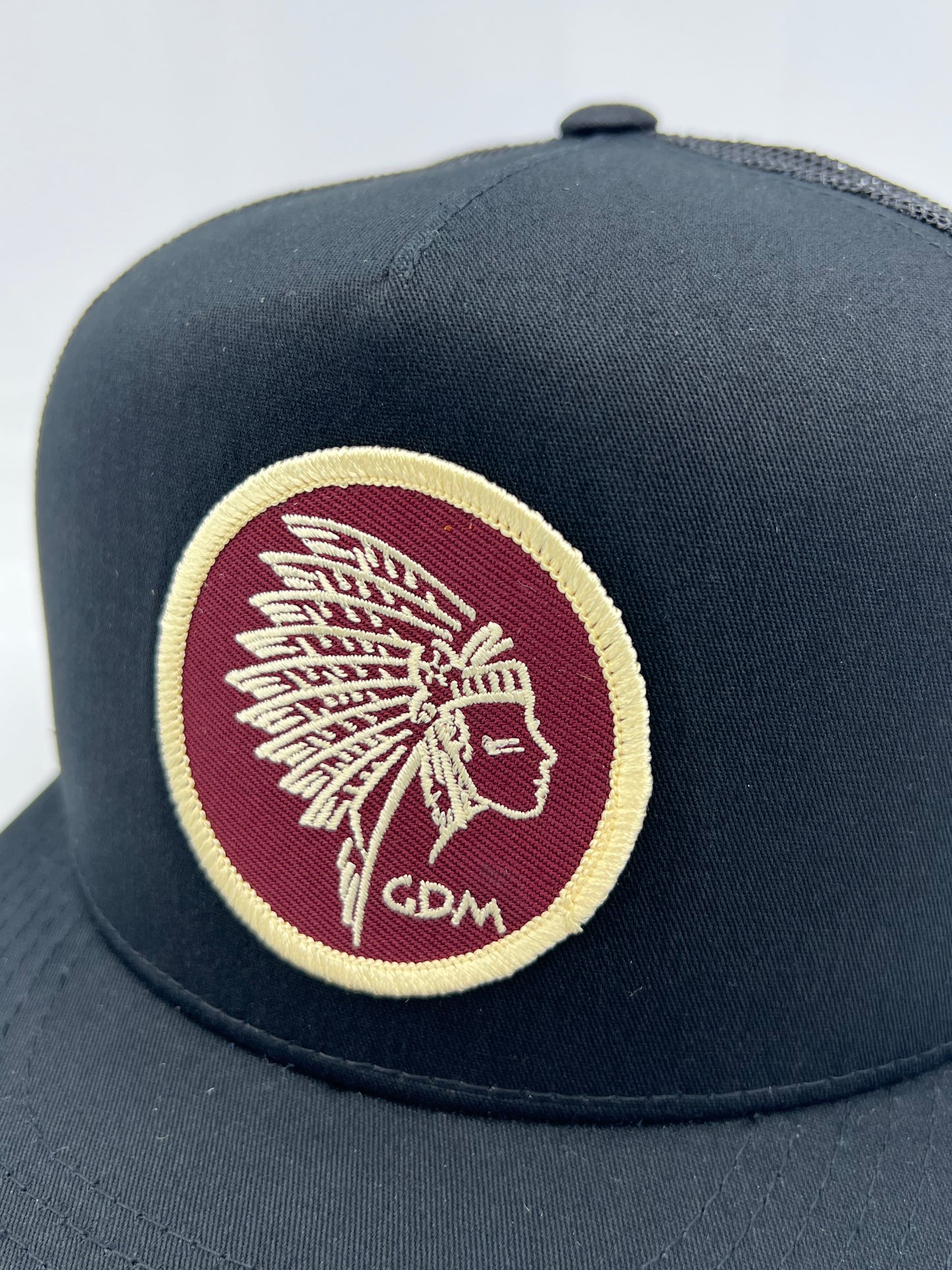 Get Dirty Merchandise Maroon Marty Blk/Blk Trucker Hat