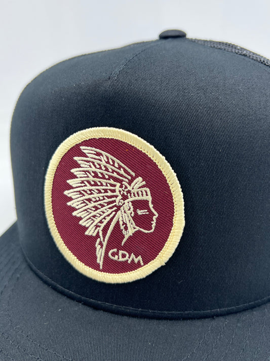 Get Dirty Merchandise Maroon Marty Blk/Blk Trucker Hat