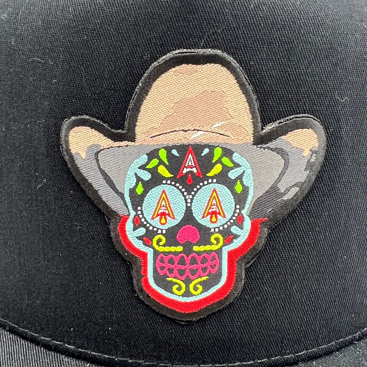 Arctic Hatters BLK Dia de los Lifts Blk/Wht Trucker Hat