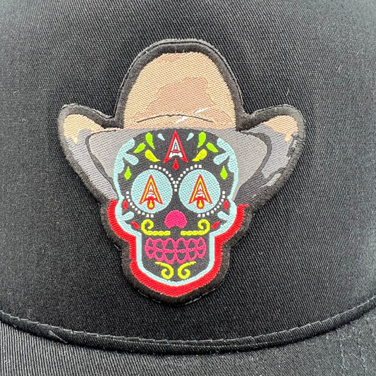 Arctic Hatters BLK Dia de los Lifts Blk/Blk Trucker Hat