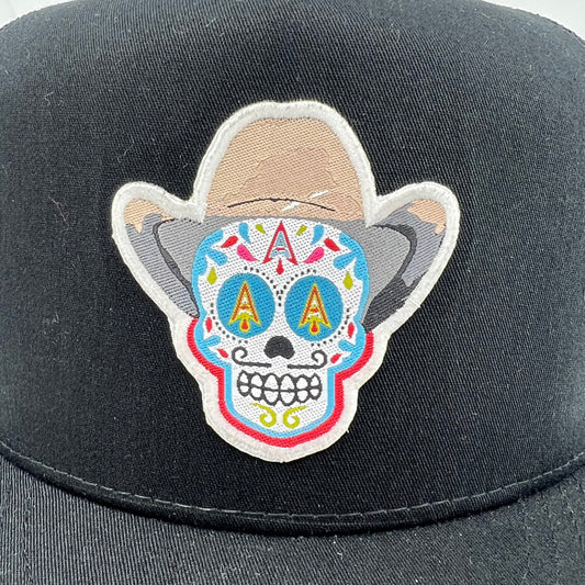 Arctic Hatters WHT Dia de los Lifts Blk/Wht Trucker Hat