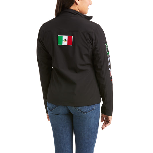 Ariat Classic Team Softshell MEXICO Jacket BLACK
