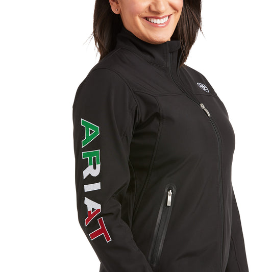 Ariat Classic Team Softshell MEXICO Jacket BLACK
